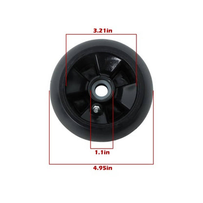 Solid Spare Deck Wheel Kit Fit for John Deere 48" 54" 60" 72" Deck Lawn Mowers AM125172