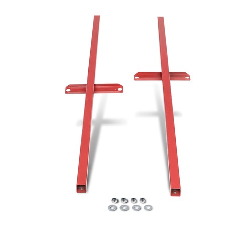 Solid Spare Fit For Mustang/Cobras 79-04 Subframe Connectors Control Arm Red Powder Coated