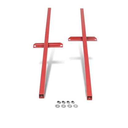 Solid Spare Fit For Mustang/Cobras 79-04 Subframe Connectors Control Arm Red Powder Coated