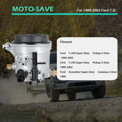 Solid Spare For 1999-2003 Ford 7.3L Powerstroke Diesel Fuel Filter Housing F81Z9155AC