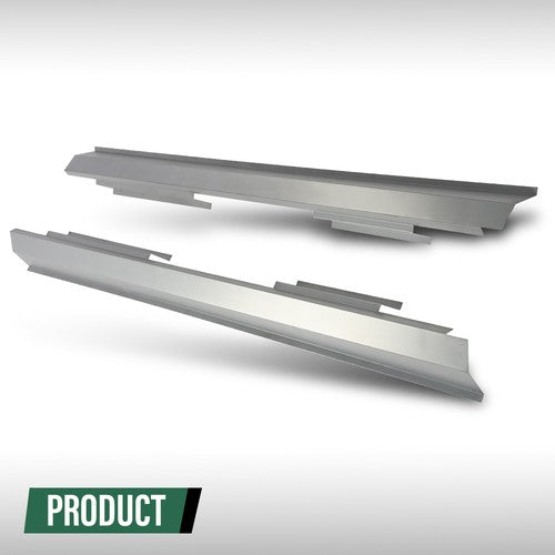 Solid Spare Fit For 09-14 Ford F-150 4-Door Crew Cab Rocker Panels Left & Right Pair Set