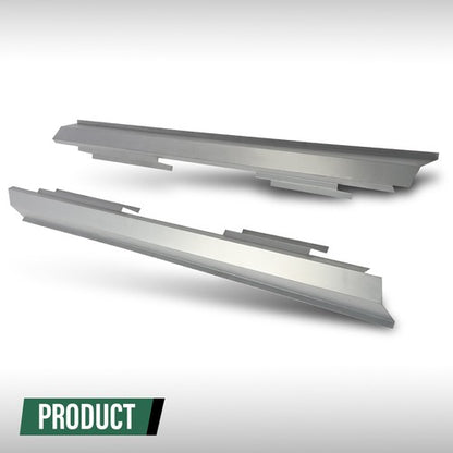Solid Spare Fit For 09-14 Ford F-150 4-Door Crew Cab Rocker Panels Left & Right Pair Set