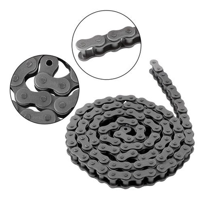 Solid Spare #100H 10 Feet Heavy Duty Carbon Steel Roller Chain with two Connecting Links