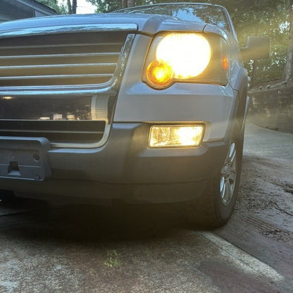 Solid Spare For Ford Explorer 2006-10 & Sport Trac 2007-2010 Fog Lights w/Bulbs+Wiring LH&RH