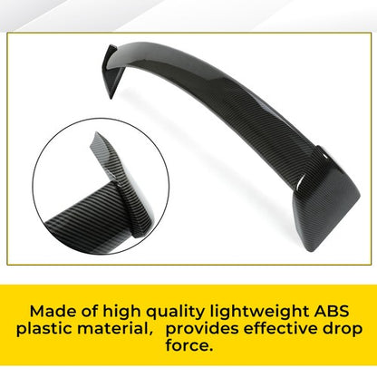 Solid Spare For 02-07 06 Subaru Impreza WRX STI Rear Window Roof Spoiler Carbon Fiber Style