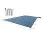 Solid Spare Green Mesh Pool Safety Cover For 20x40 ft Rectangle with 4x8ft Center End Step