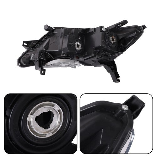 Solid Spare Headlights Assembly Set For Nissan Pathfinder 2017-2020 Halogen W/LED DRL Pair