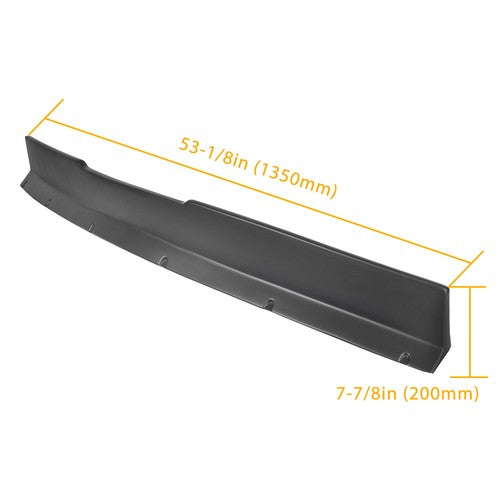 Solid Spare For Chevrolet Camaro 10-13 Rear Duckbill Type Trunk Spoiler Wing Unpainted Black