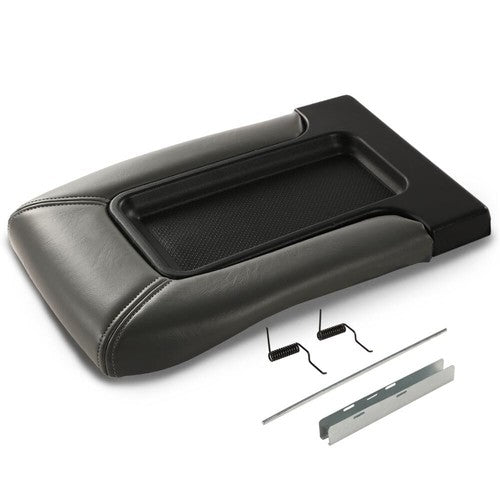 Solid Spare Center Console Lid Armrest Dark Gray Fit For 99-07 Avalanche Silverado Sierra