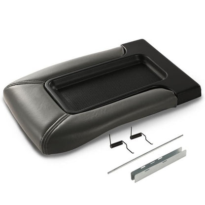 Solid Spare Center Console Lid Armrest Dark Gray Fit For 99-07 Avalanche Silverado Sierra
