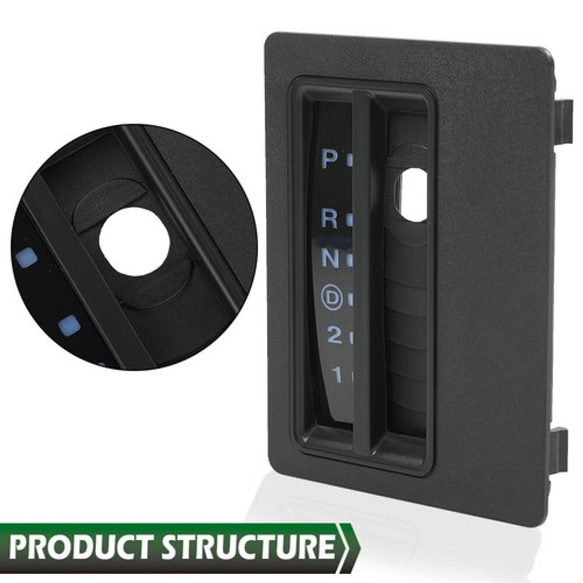 Solid Spare Fit For 1997-2006 Jeep Wrangler TJ Automatic Floor Shift Indicator Bezel Trim