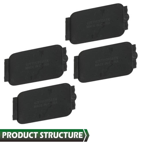 Solid Spare 4*Side Truck Bed Molding Plug Hole Cover Fit For 15-23 Ford F150/17-23 F250 F350