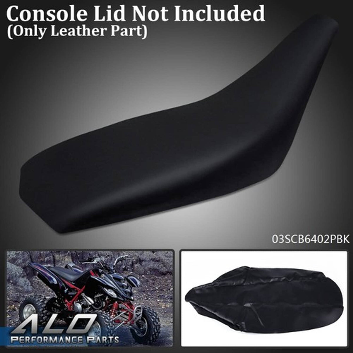 Solid Spare Fit For Yamaha Raptor 660 Seat Cover 2001-2004 Standard Atv Seat Cover Black