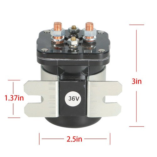 Solid Spare 586-117111 Solenoid For EZGO Club Car Yamaha 1988-2005 Golf Cart 36V 200 Amp DC