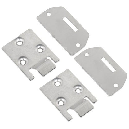 Solid Spare Set of 2 Seat Bottom Hinge and Plate For EZGO TXT/Medalist Golf Cart 1995+