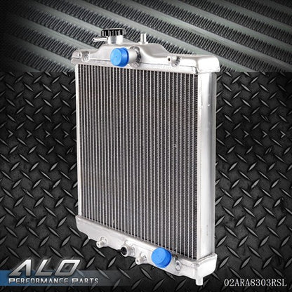 Solid Spare 3 Row Aluminum Radiator In/Out 28mm Fit For Honda Civic D15/D16 EG / EK 92-00