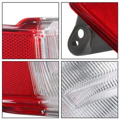 Solid Spare Back Up Light Halogen Clear Lens Rear Right Side For Honda Pilot 2016 2017 2018