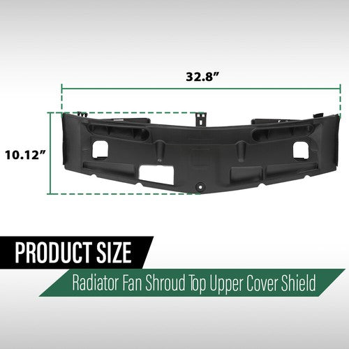 Solid Spare Radiator Fan Shroud Top Upper Cover Splash Shield Fit For C250 C300 C350 C63 AMG