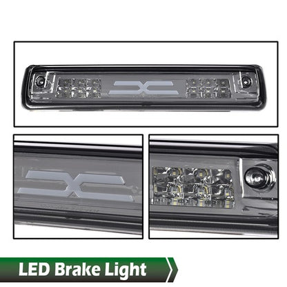 Solid Spare Fit For 15-18 Chevy Colorado/GMC Canyon LED 3rd Brake Light Cargo Lamp Smoke