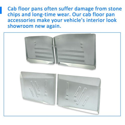 Solid Spare Front & Rear Floor Pans For 1955 1956 1957 Chevy Chevrolet All Models