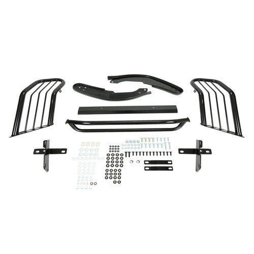 Solid Spare FOR JEEP GRAND CHEROKEE WJ 1999-04 POWDER COATED FRONT BUMPER BRUSH GRILLE GUARD