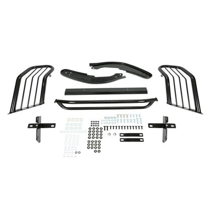 Solid Spare FOR JEEP GRAND CHEROKEE WJ 1999-04 POWDER COATED FRONT BUMPER BRUSH GRILLE GUARD