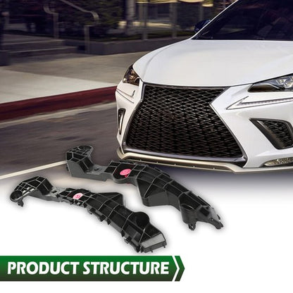 Solid Spare Front Bumper Retainer Fit For 15-21 Lexus NX300h/15-17 NX200t Left+Right Side