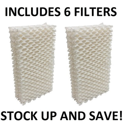 Solid Spare EFP Humidifier Filters for Emerson E2R - 6 Pack