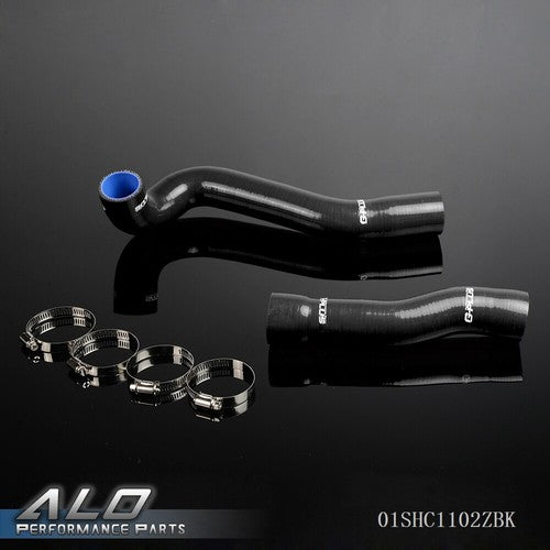 Solid Spare Silicone Radiator Hose+Clamps Kit Fit For 1999-2006 BMW E46 M3/330/328/325 Black