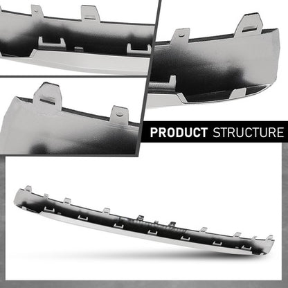Solid Spare Fit For 15-18 Audi S8 A8 S-line Front Bumper Cover Lower Spoiler Molding Trim