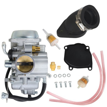 Solid Spare Carburetor & Intake Manifold Boot Fit For Suzuki Quadrunner 250 LTF250F 4x4 1999