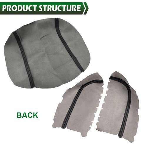 Solid Spare Fit For 09-15 Honda Pilot Leather Center Console Front Door Armrest Cover