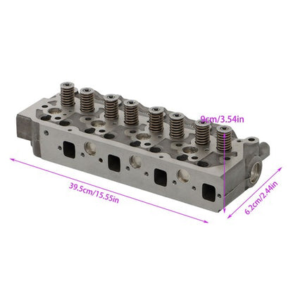 Solid Spare New Complete Cylinder Head Assy & Full Gasket Kit For Mitsubishi S4L S4L2 Engine