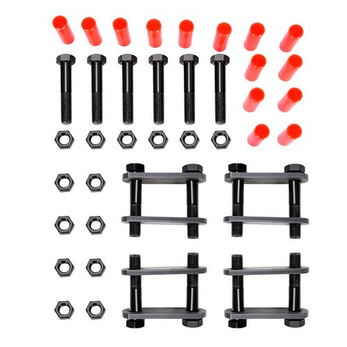 Solid Spare Heavy Duty Shackle Upgrade Kit Tandem Axle Trailer Spring Suspension Rebuild Kit