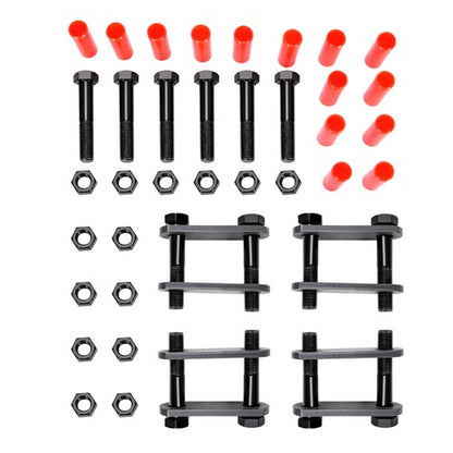 Solid Spare Heavy Duty Shackle Upgrade Kit Tandem Axle Trailer Spring Suspension Rebuild Kit