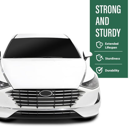 Solid Spare Fit For 20-23 Hyundai Sonata SE Hybrid Chrome Strip Front Bumper Lower Grille