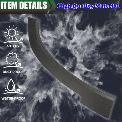 Solid Spare Fit For 14-19 Jeep Cherokee Wheel Opening Molding Fender Flare Rear Left Side