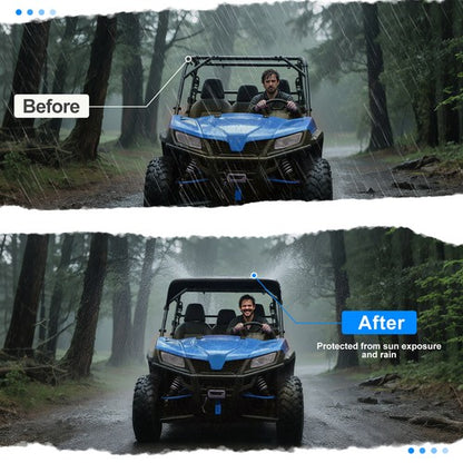 Solid Spare Soft Roof Top For Polaris Ranger Crew 1000/900/570/Crew XP/PRO XD 4000 15-26 UTV