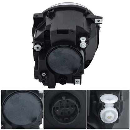 Solid Spare For Jeep Renegade 2015-2017 18 Halogen Headlight Driver Left Side Clear Headlamp