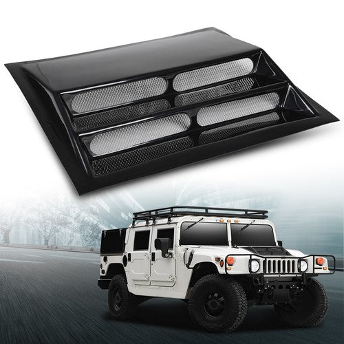 Solid Spare Front Upper Hood Scoop Vent Cold Air Flow Fit For Humvee Hummer H1