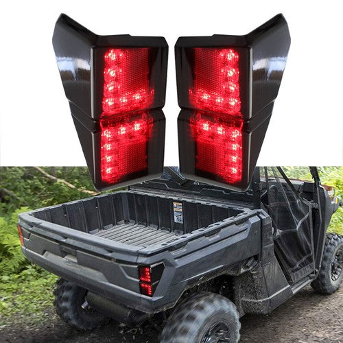 Solid Spare For 2018 2019-2021 Polaris Ranger 1000 XP Crew Rear Left Right LED Tail Lights