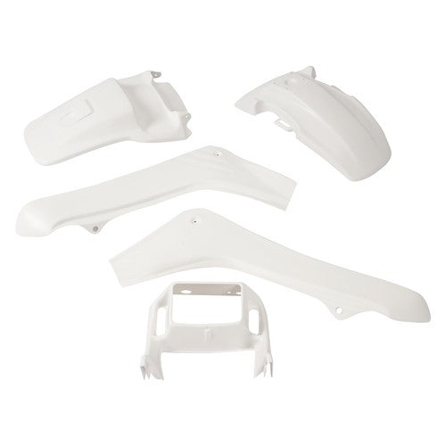 Solid Spare Plastic Body Kit Fairing Fender Side Cover White For Honda TR200 Fat Cat 86-87