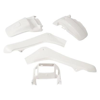 Solid Spare Plastic Body Kit Fairing Fender Side Cover White For Honda TR200 Fat Cat 86-87