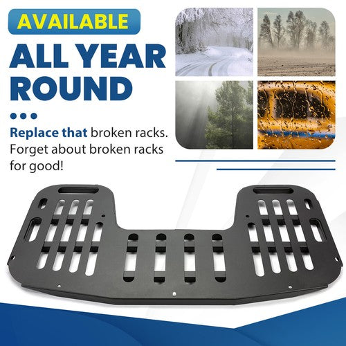 Solid Spare Front+Rear Carrier Rack For Polaris 96-99 Xplorer Xpress 300 #2670180 #2670174