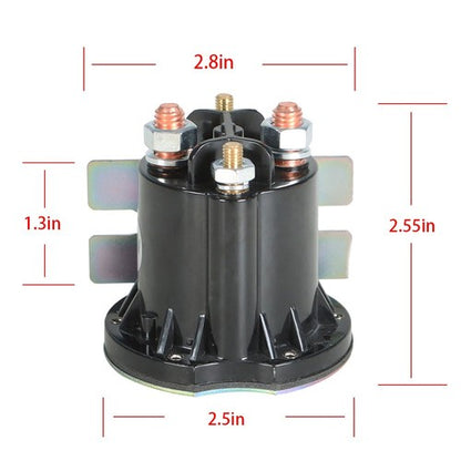 Solid Spare 4 Terminal 48V Solenoid Electric For 2010+ EZgo TXT Golf Cart Part 612711 USA