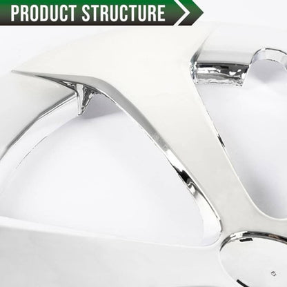 Solid Spare Fit For 2012-2015 Toyota Prius/Prius C 16 Inch Hub Cap Wheel Cover Silver 4pcs