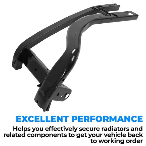 Solid Spare Left Radiator Support Steel Rail For Ram 1500/2500/3500 2009 2010-24 68095951AG