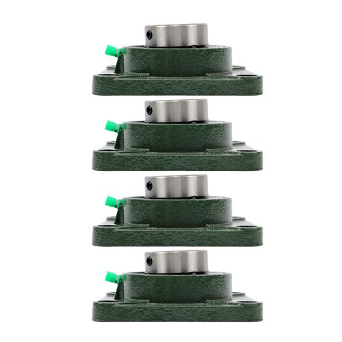 Solid Spare 4PCS 1-1/2" Bore 4 Bolt Solid Base UCF208-24 Pillow Block Flange Bearing