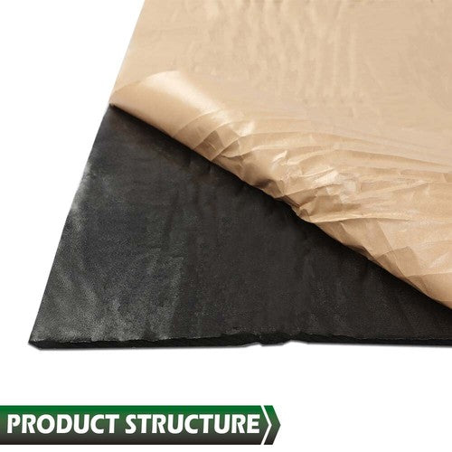 Solid Spare Car Insulation Sound Deadening Heat Shield Thermal Noise Proof Mat 90" x 39"