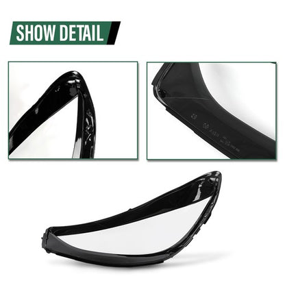 Solid Spare Fit For 22-24 Mercedes W206 C200 C300 C350 C43 C63 Right Headlight Lens Cover